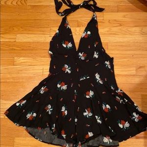 Free People Short Halter Romper Size 8